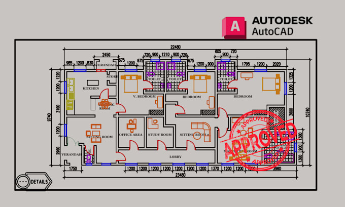 design 2d floor plan, autocad floor plan design, house plans