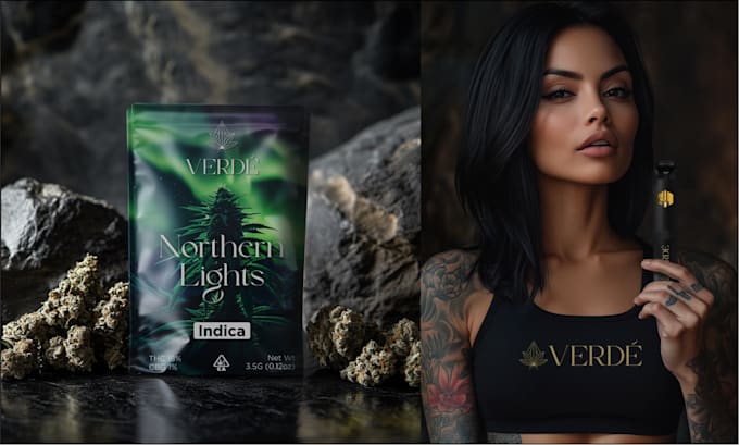 create premium cannabis branding and packaging design
