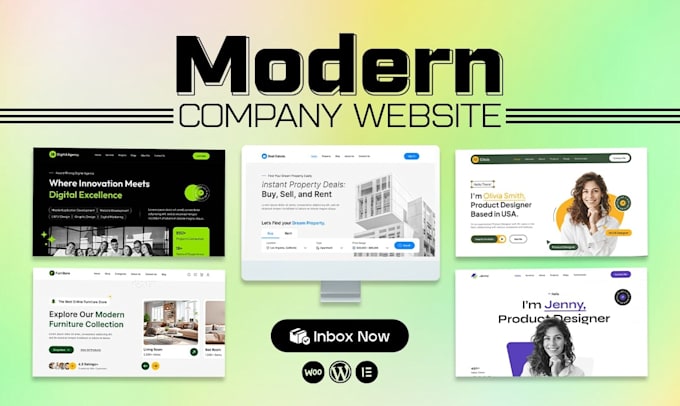 create a clean wordpress website with a unique web design