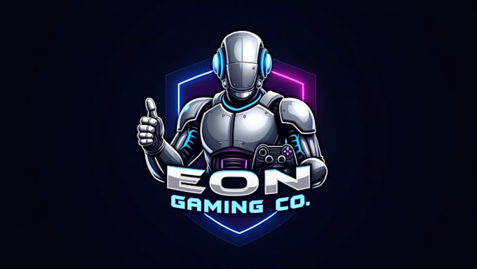do robot esport mascot logo design