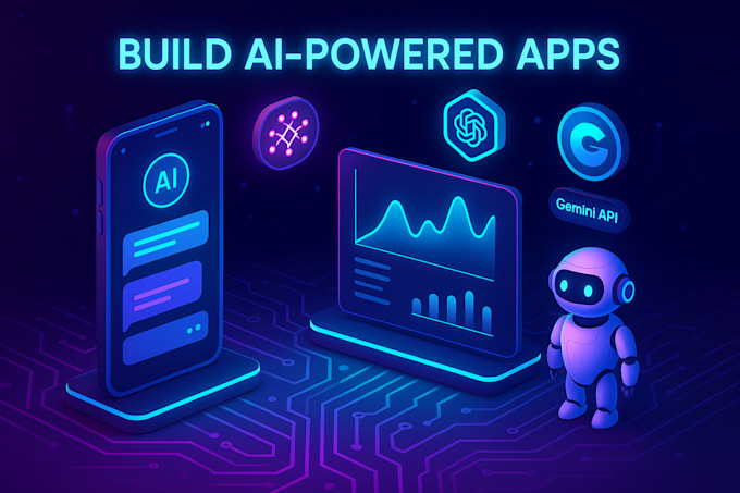 develop ai based mobile apps using openai or gemini apis