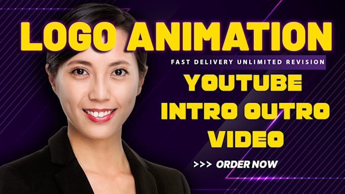 create a logo animation or youtube intro outro video
