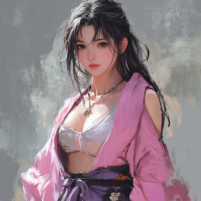 draw highest quality anime art drawing