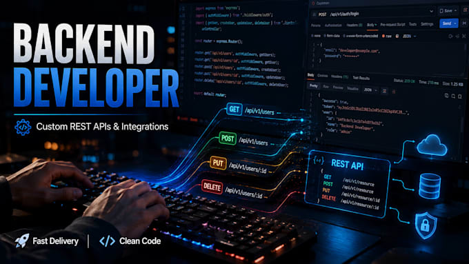 be your expert backend developer with node js and api integrations