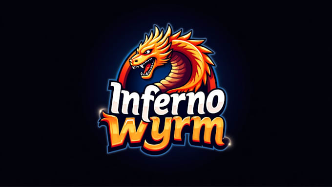 make different inferno wyrm mascot logo for you  with express delivery
