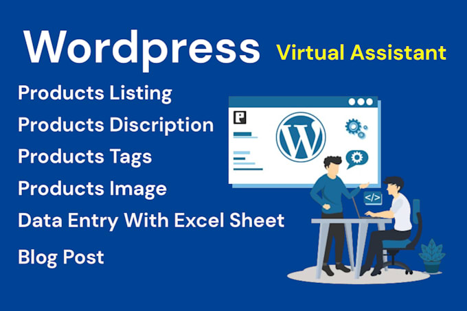 do wordpress data entry ,woocommerce product listing