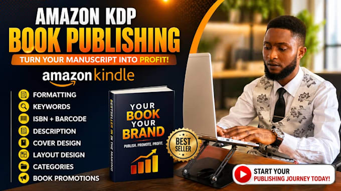publish and promote your book on amazon KDP and promotion