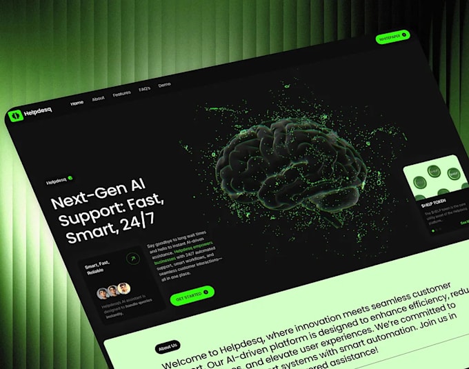 design a stunning 3d animated parallax website with smooth scroll effects