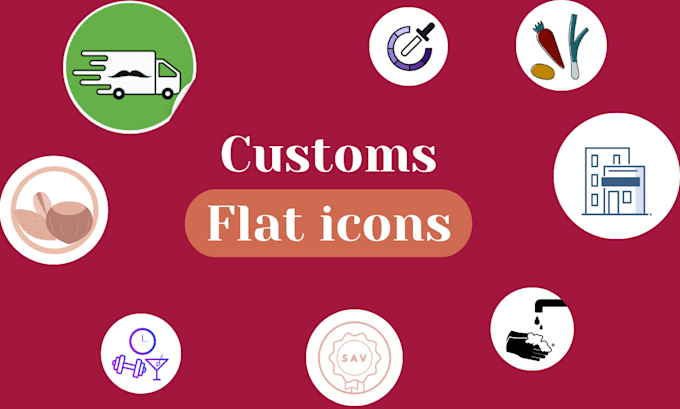 Create custom icons for your site or application by Nimilis | Fiverr