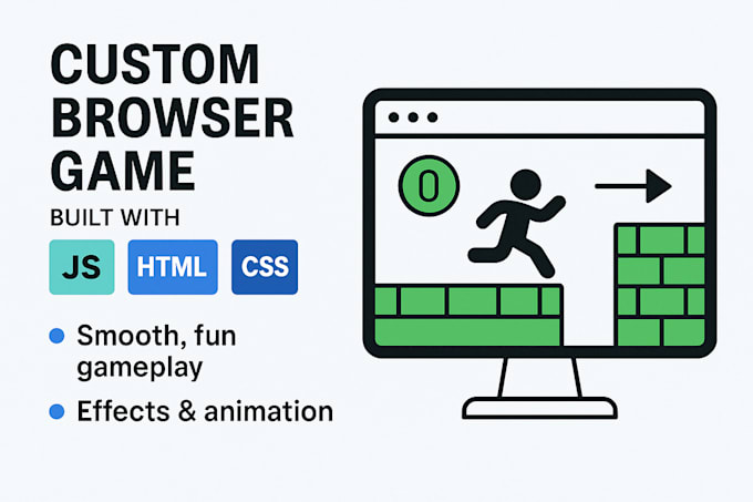 create a small browser based HTML,CSS,and javascript game