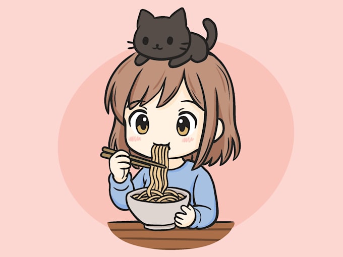 draw anime or cartoon style portraits