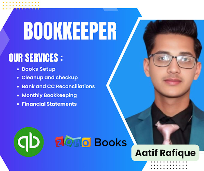 do bookkeeping in quickbooks and zoho books accurately