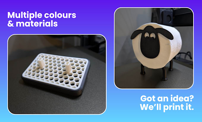 create high quality 3d prints for custom parts