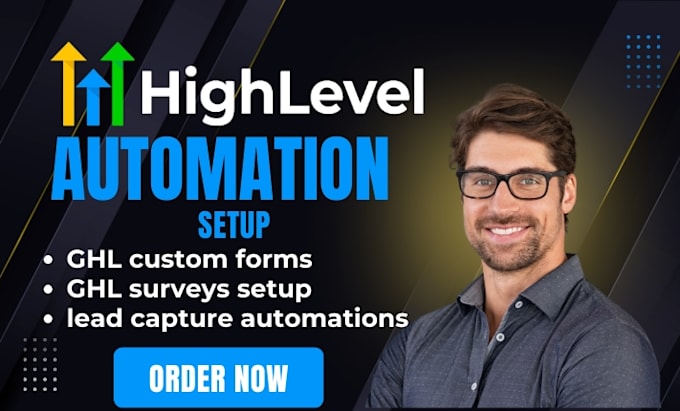 set up custom forms, surveys, and lead capture automations in gohighlevel