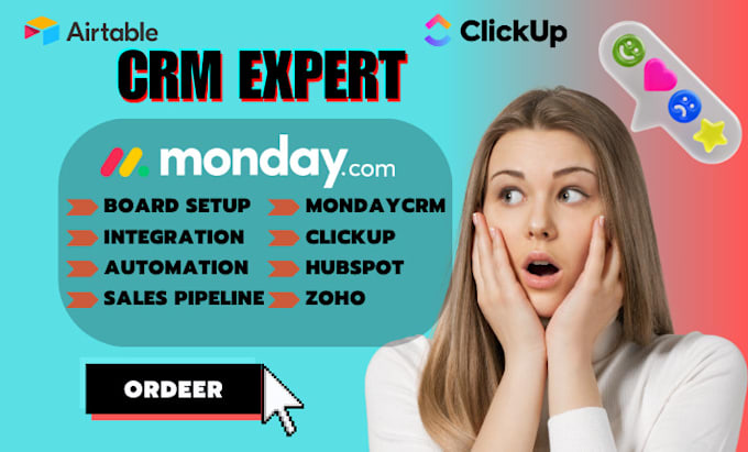 monday crm monday com monday vibe gohighlevel zoho crm cloze crm creative board