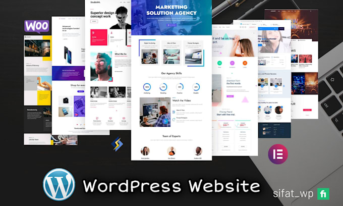build a wordpress business website with elementor pro