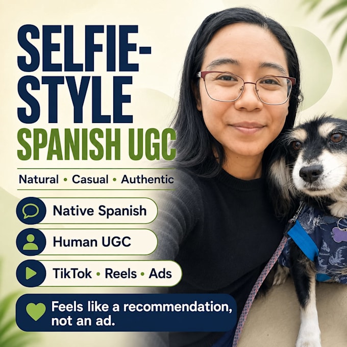 create authentic spanish selfie ugc videos for your brand