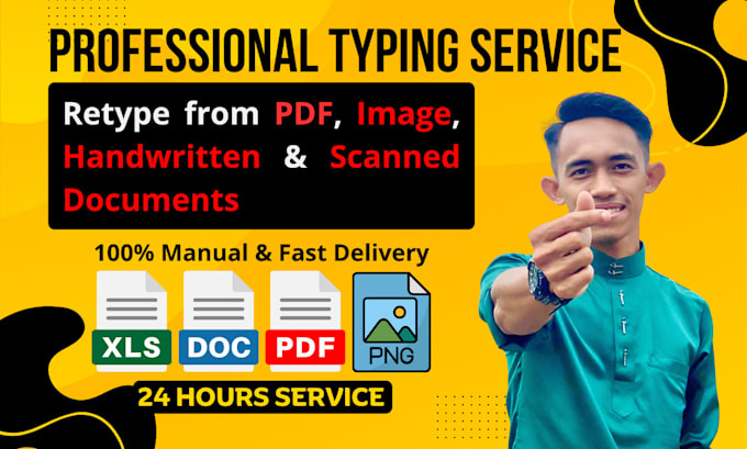 retype scanned PDF, documents pages, transcript images to word