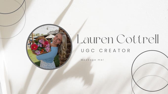 create high quality lifestyle or selfie style ugc reels that convert