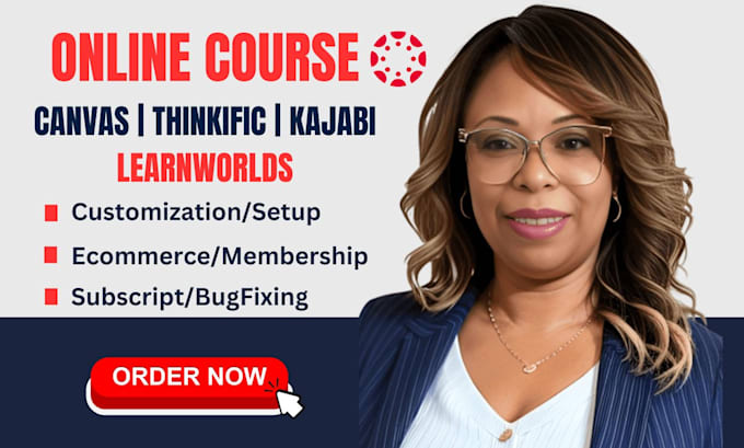 create an engaging online course on canvas lms learnworlds website thinkific web