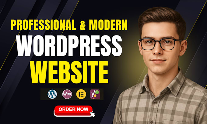 design modern business website, redesign and wordpress website development