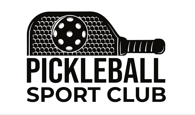 design a modern beautiful pickleball logo