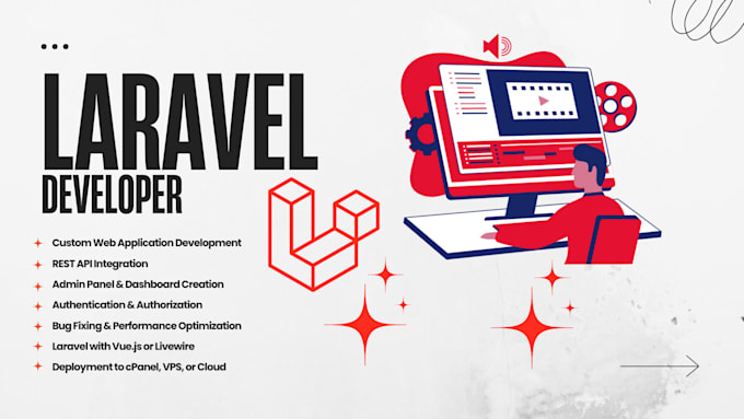 develop or fix your laravel website or web application