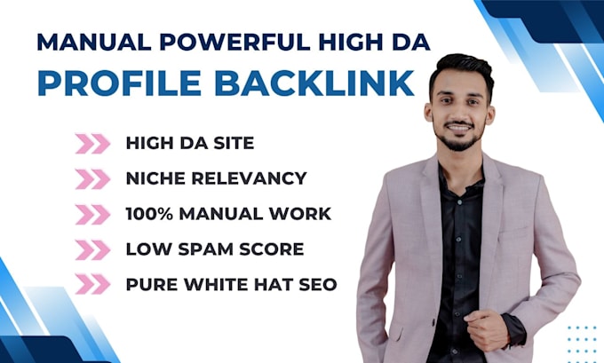 create manual powerful high da profile backlink for SEO boost