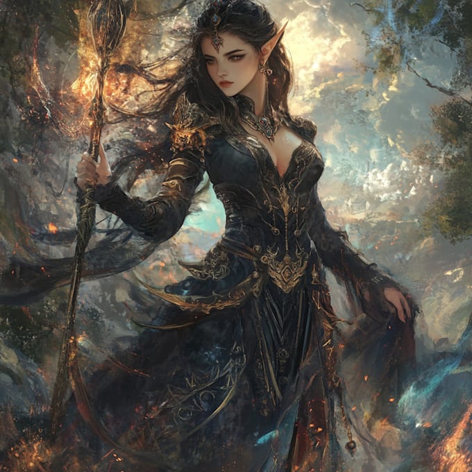 create a character for your role playing, fantasy character
