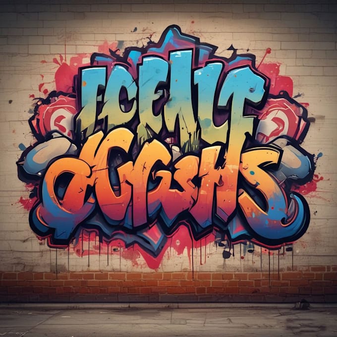 create graffiti text, tags, t shirts, and logo design
