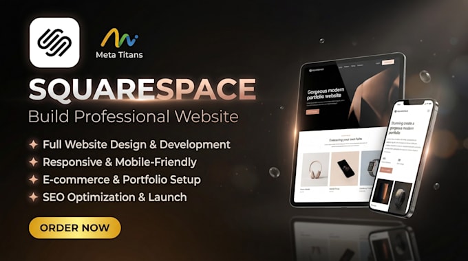 build a high converting squarespace online store or website
