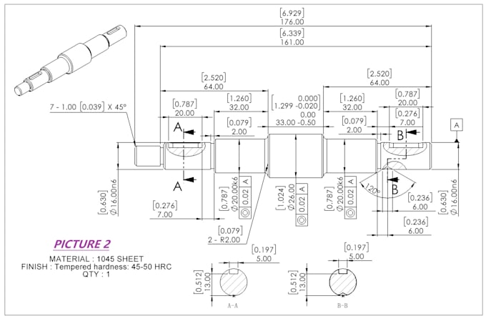 do 2d drawing for your industrial assembly by solidworks