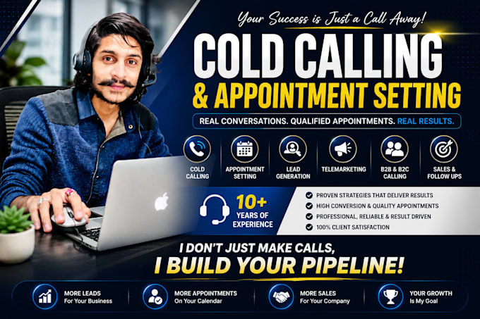 do expert cold calling and efficient appointment setting