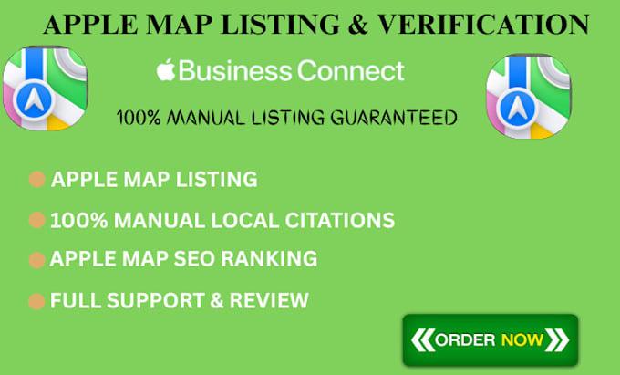 verify approve recover apple map listing, apple business connect for local seo