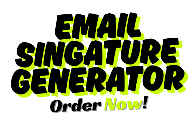 develop a custom email signature generator for your team