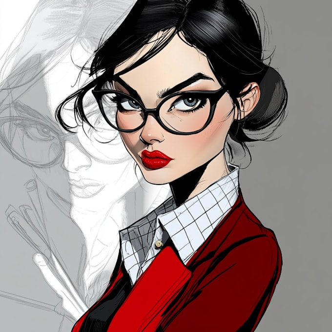 create comics and cartoon illustrations
