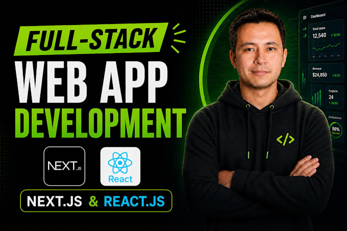 build react nextjs web application with SEO ssr and saas frontend