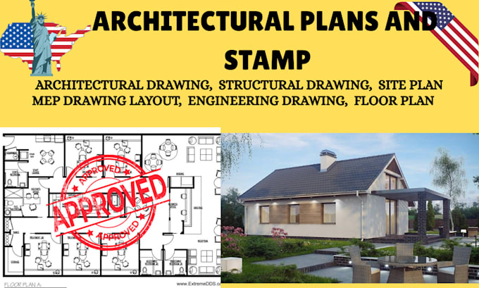 Licensed architect for city permit blueprint adu mep framing plan ...