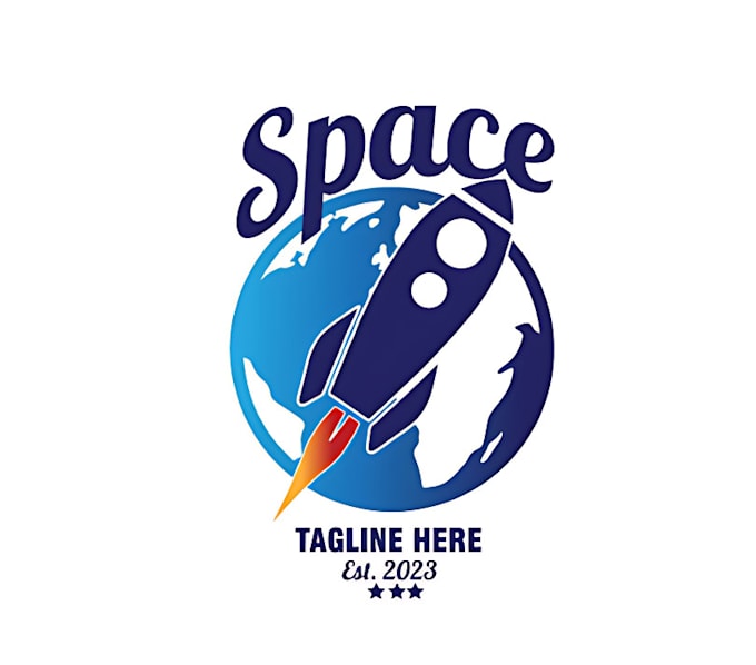 do business negative space logo design