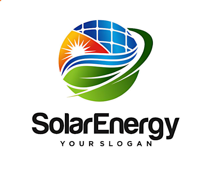do eco energy, electrical , power and solar panel logo