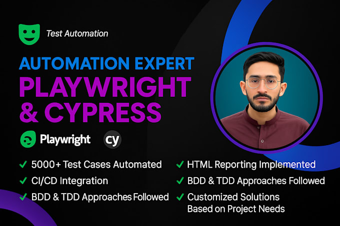 automate your test cases using playwright and cypress