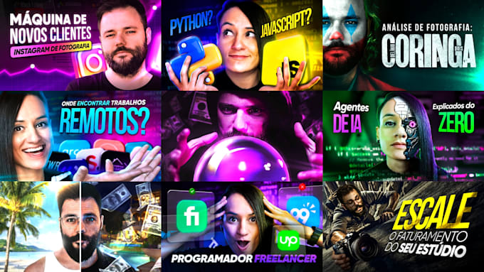 design youtube thumbnails with a high CTR