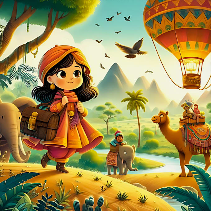 Children story book illustration children story book illustration by ...