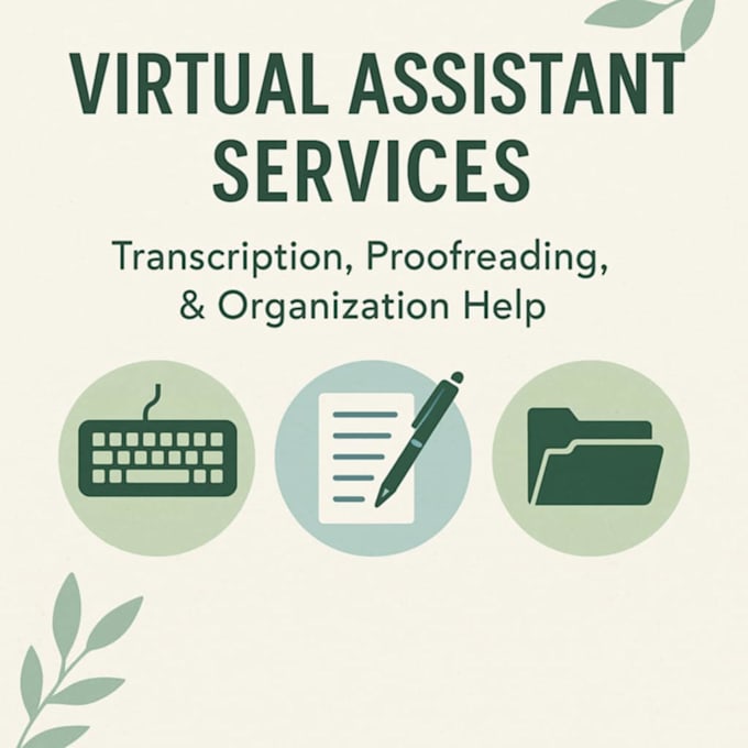 transcribe, proofread, and organize your content