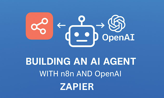 build ai agent,multi agent systems with n8n, zapier, or python, n8n ai agent