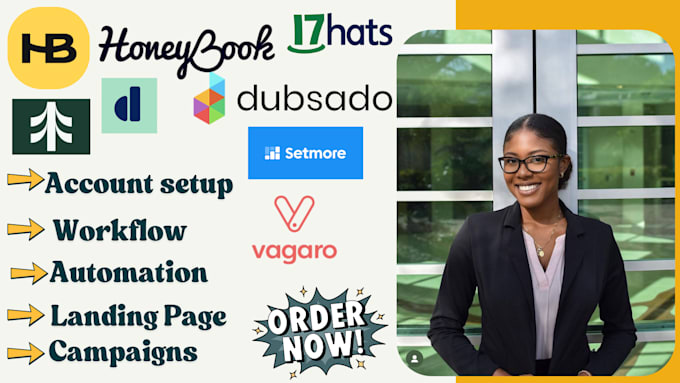 Dubsado honeybook 17hats calendly vagaro setmore zapier trello