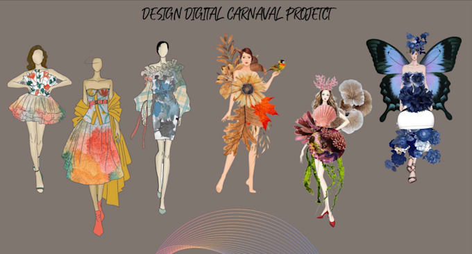 Create custom fashion illustrations and croquis for you by Auranisadyah ...