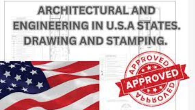 stamp seal architectural engineering drawing floor plan site plan city permit