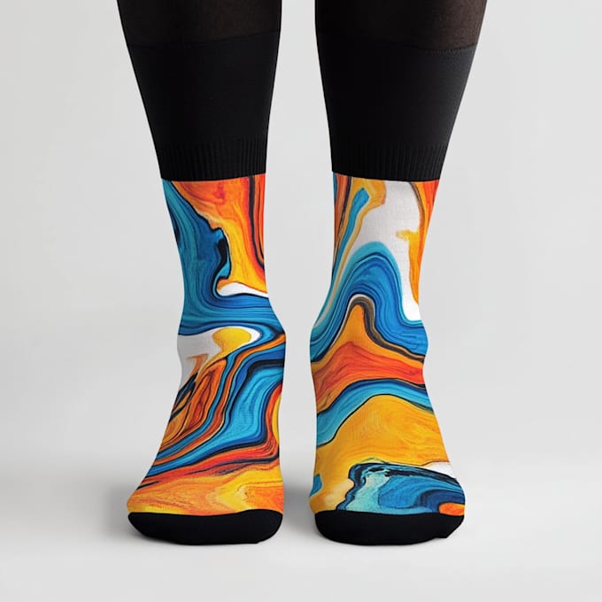 make a pattern socks design for you
