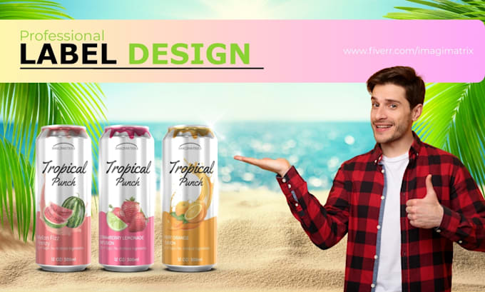 craft premium product label design